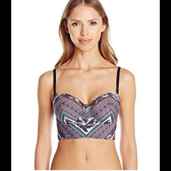Kenneth Cole Other - Kenneth Cole Bandeau/Bralette Swim Top BNWT-sz L